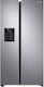 Samsung Ψυγείο Ντουλάπα 635lt Total NoFrost Υ178xΠ91.2xΒ71.6εκ. Inox RS68A854CSL/EF