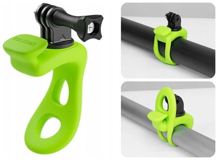 TELESIN multi-functional ring type mount for sports cameras (green)