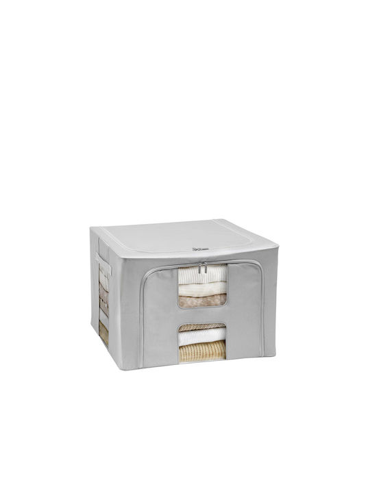 General Trade Fabric Storage Box with Lid Gray 40x25x30cm 1pcs