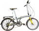 Energy 20" Gray Faltbar Fahrrad Stadt mit Gängen