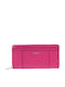 Small Leather Women's Wallet Classic with RFID Pink