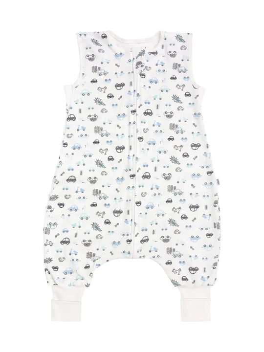Jukki Summer Baby Sleeping Bag Blue Cars