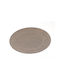 Atmosphera Plate Shallow made of Melamine Gray with Diameter 33cm