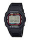 Casio G-shock Ψηφιακό Ανδρικό Ρολόι Χρονογράφος Μπαταρίας με Μαύρο Καουτσούκ Λουράκι