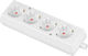 Plastrol Power Strip 4 Positions without Cable