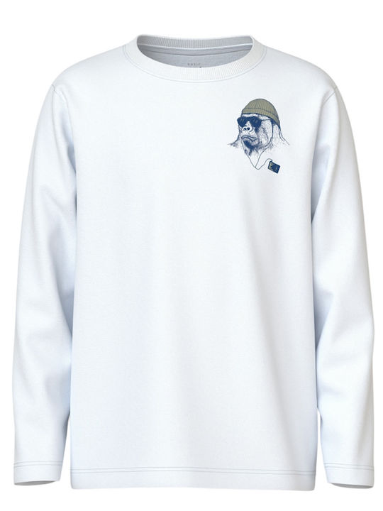 Name It Kids Long-Sleeved White Top Gorilla Gor...