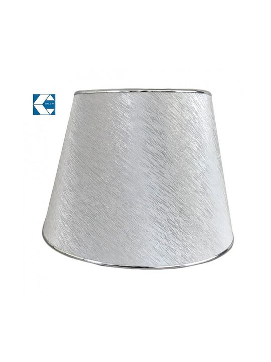 Lampenschirm Stoff Grau 37x25x27cm E27 Ø 4cm Galifas 8583479 Galifas