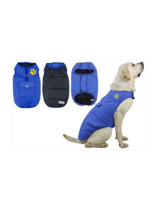 Value Imports Blue Waterproof Dog Coat XXXLarge with 45cm Back Length