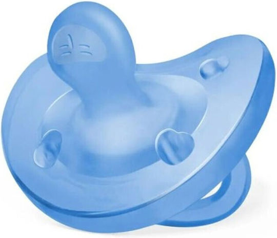 Chicco Physioforma Soft Pacifier Silicone Soft Sky Blue for 6-16 months