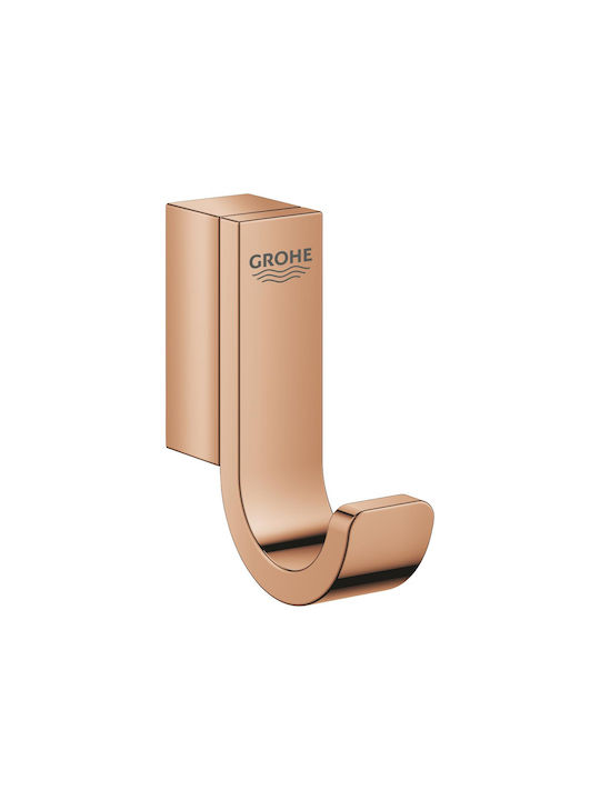 Grohe Selection Single Wall-Mounted Bathroom Hook Silver