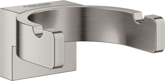 Grohe Selection Single Wall-Mounted Bathroom Hook Silver