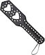 SMD Doit Studded Hearts 34cm from Vegan Leather, Paddle in Black Color