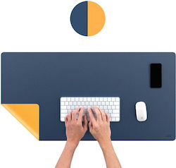 Sax Desk Pad 45x90cm Double-Sided Waterproof Dark Blue-Yellow 700-03