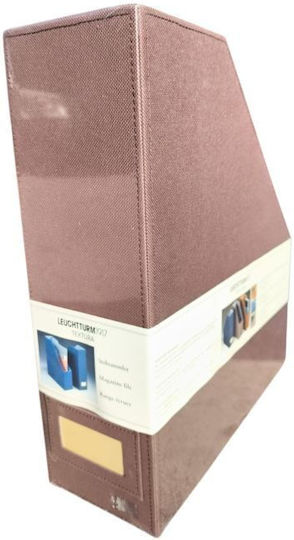 Leuchtturm1917 Κουτί Αρχείου Κοφτό Textura Καφέ Texzsbr