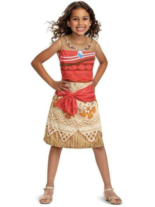 Kids Carnival Costume Disney Princess MOANA VAIANA CLASSIC