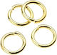 Metal Connecting Rings Gold 100g 1100pcs 1cm 13...