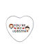 Handmade Metal Alloy Heart Box You Are My Lobster Friends TV No48 Valentine's Day 15x14x4.5cm