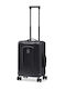 Senz° Senz Foldable Carry On Trolley Черна с 4 колела Височина 55см.