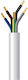 Eurolamp Power Cord Type NYL In White Colour 1m...