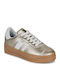 Damen Flatforms Sneakers Gold
