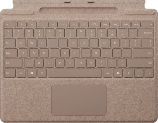 Microsoft Surface Pro - Pen Storage Πληκτρολόγιο με Touchpad για Tablet Αγγλικό US Dune