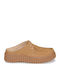 Torhill Suede Mules with High Heel in Beige Color