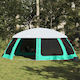 vidaXL Camping Tent Green