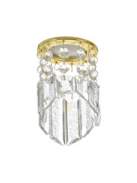 Ceiling Mount Light Gold with Socket GU10