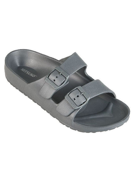 Mitsuko Men's Slides Gray