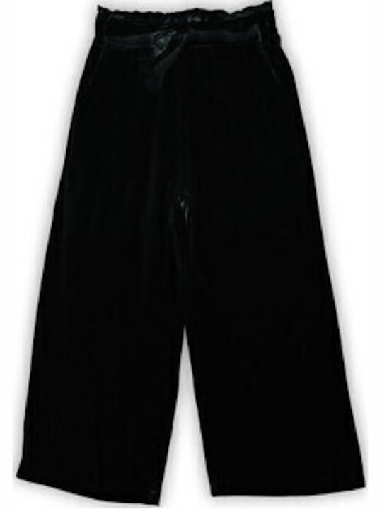 Pantaloni din Material Textil pentru Copii Negru
