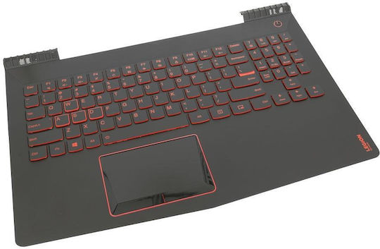 Клавиатура за лаптоп Lenovo Legion Y520-15ikbn с осветление и подложка за китките