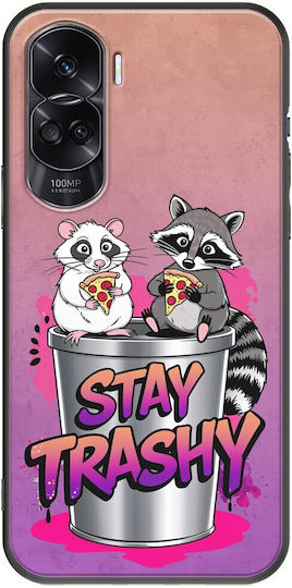 Bleib Trashy Honor 90 Lite 5g Schwarzes TPU Schwarzes Silikon