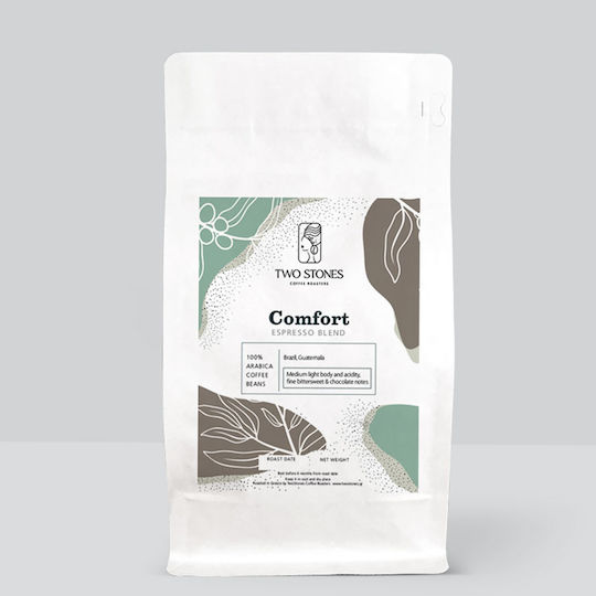 TwoStones Coffee Roasters Instant Coffee Arabica Brazil Comfort Chocolate Ground 250gr