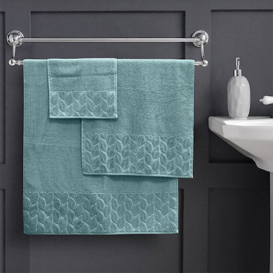 Lino Home Handtuch-Set 3 Stück Cappa Türkis Lino Home Handtuch-Set 3 Stück Cappa Türkis