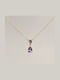 Ieremias Gold 18k Purple Necklace