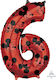 26" Mickey-Maus-Ballon Nummer 6