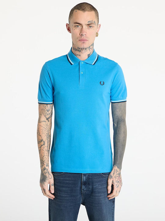 Fred Perry Μπλούζα Court Blue, Ecru, Navy
