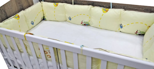Beboulino Pooh Friends Crib Bumpers Classic Inside Multicolour 70x140cm