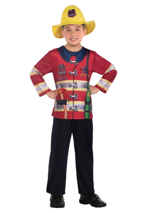 Kinder Karnevalskostüm Feuerwehrmann Sam Kinderfeuerwehrmann
