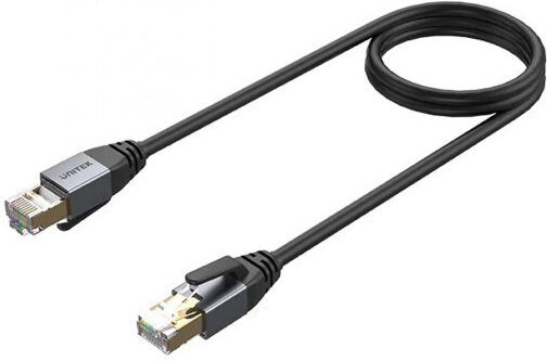 Unitek S/FTP Cat.8 (40Gbps) Καλώδιο Δικτύου Ethernet 1.5m Μαύρο