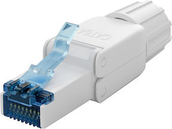 Goobay Βύσμα Rj45 65941 Cat 6a Utp Tool-free Λευκό