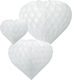 Бели декоративни розетки 3 бр