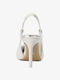 DKNY Leather White Heels