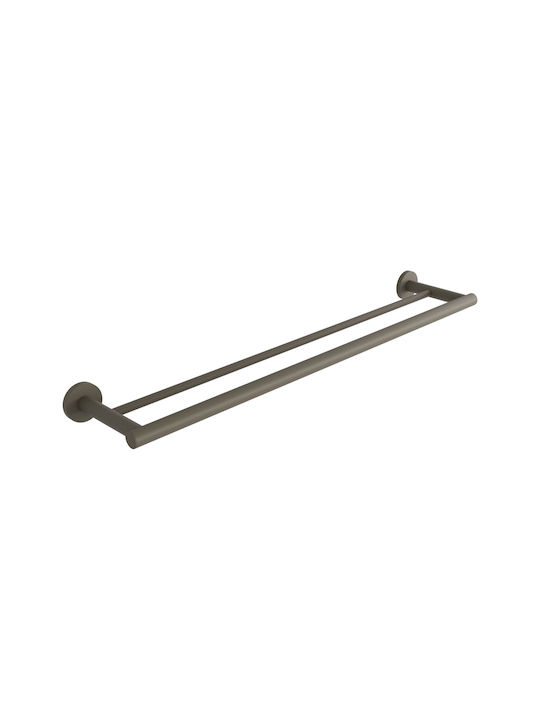 Verdi Double Wall-Mounted Bathroom Rail Green