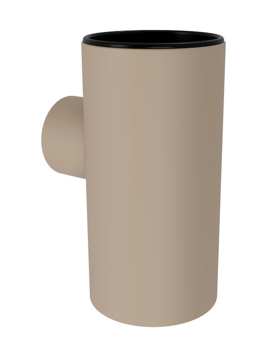 Verdi Wall-mounted Cup Holder Metallic Beige