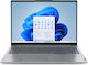 Lenovo ThinkBook 16 G7 ARP 16" IPS FHD+ (Ryzen 5-7535HS/16GB/512GB SSD/W11 Pro) Арктическо сиво (Международна английска клавиатура)