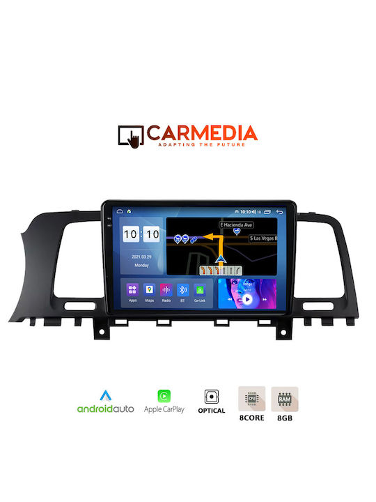 Carmedia Car Audio System for Nissan Murano 2007-2014 (Bluetooth/USB/AUX/WiFi/GPS/Apple-Carplay/Android-Auto) with Touch Screen 9.5"
