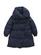 Kids' Casual Jacket Long with Hood Navy Blue