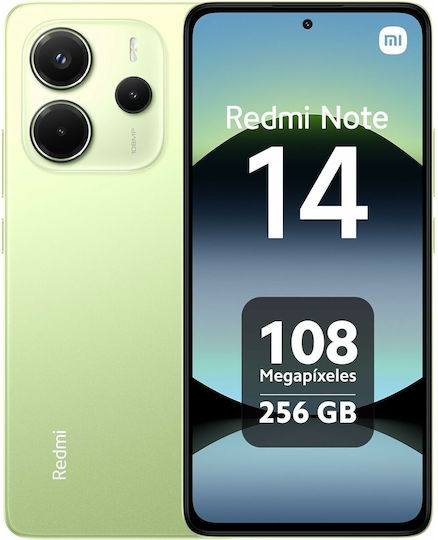 Xiaomi Redmi Note 14 4G Dual SIM (8GB/256GB) Lime Green