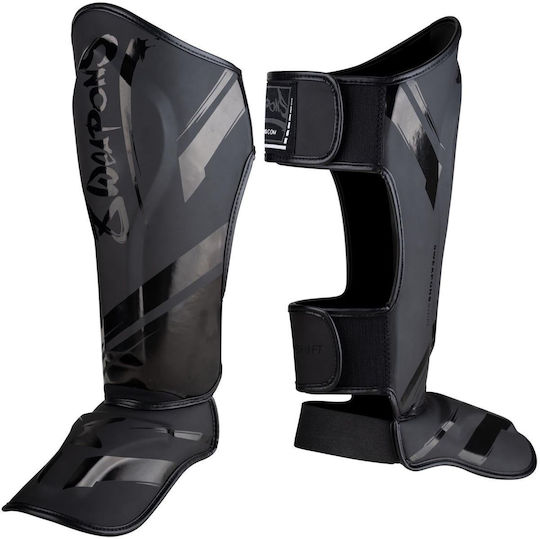 8 Weapons Shin Guards Adults Black